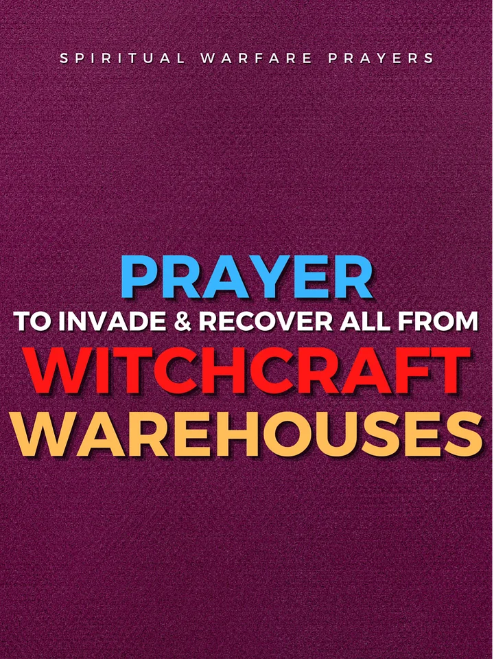 Prayer To Recover All From Witchcraft Warehouses product image (1)