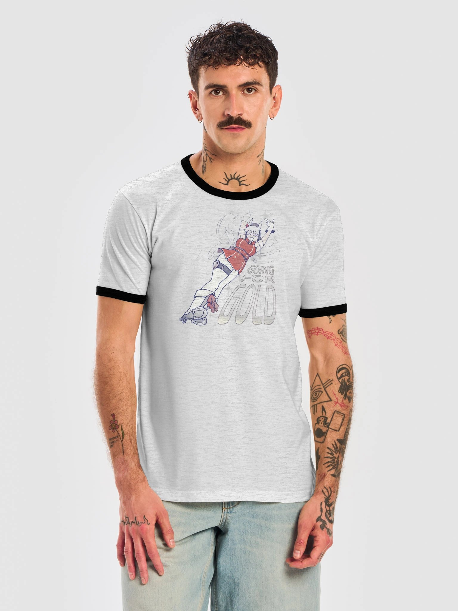 Going for Gold Tee (gray) product image (5)