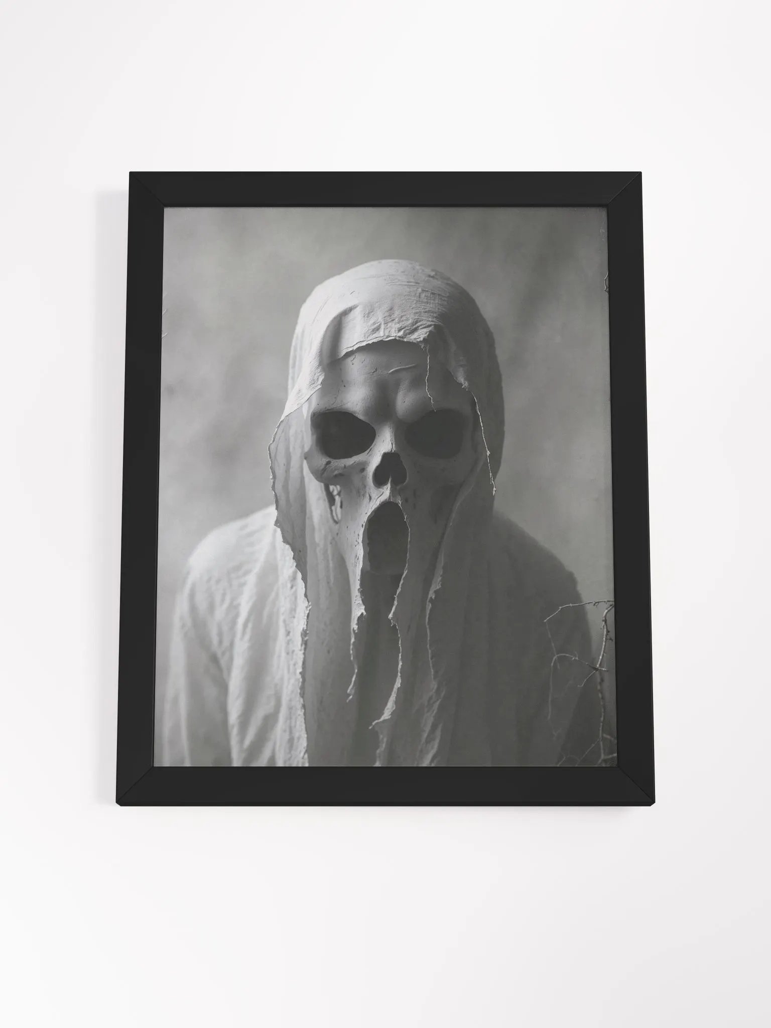 Ghostly Face Framed Print product image (22)