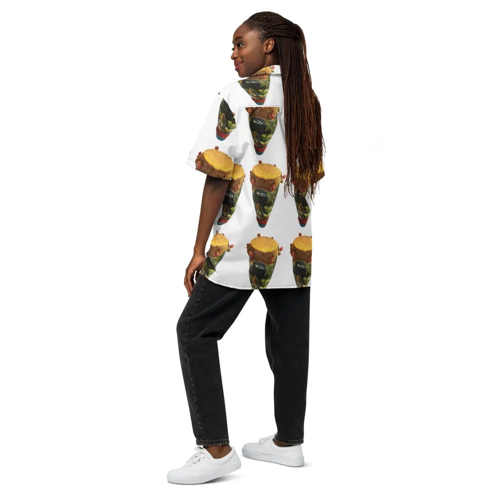 Haitian Rhythm Drums Button-Up product image (12)