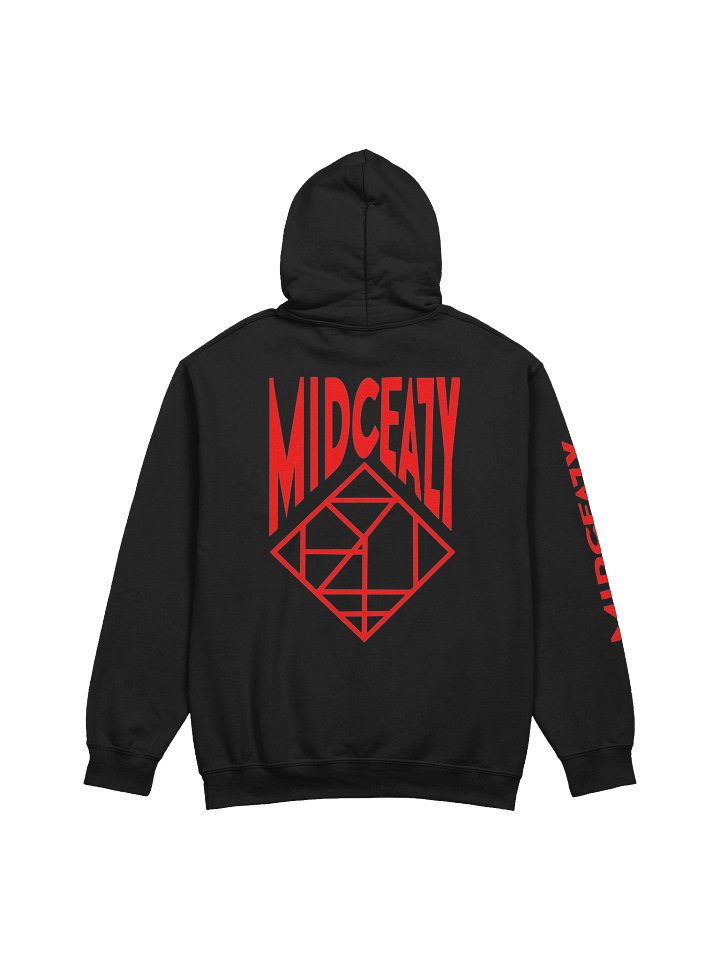 Mid Ceazy Hoodie - Red + White product image (2)