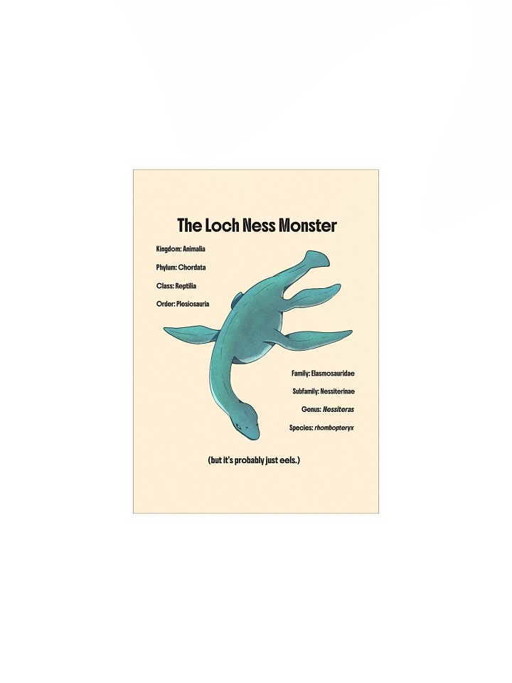 Nessie the Plesiosaur - Poster product image (2)