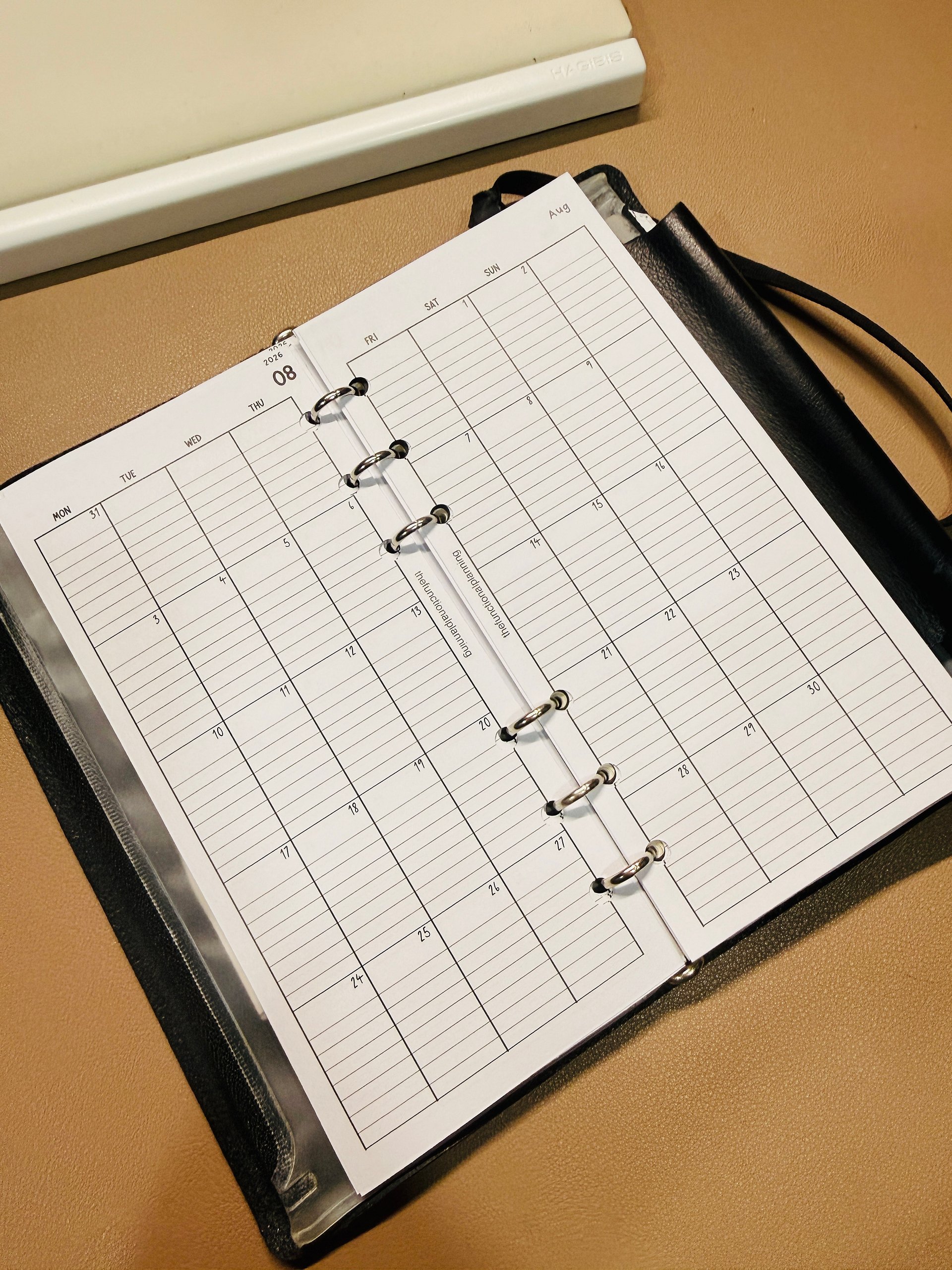 Dated Monthly Calendar and Quarterly Planner for 2026 - Bible / Personal Size product image (3)