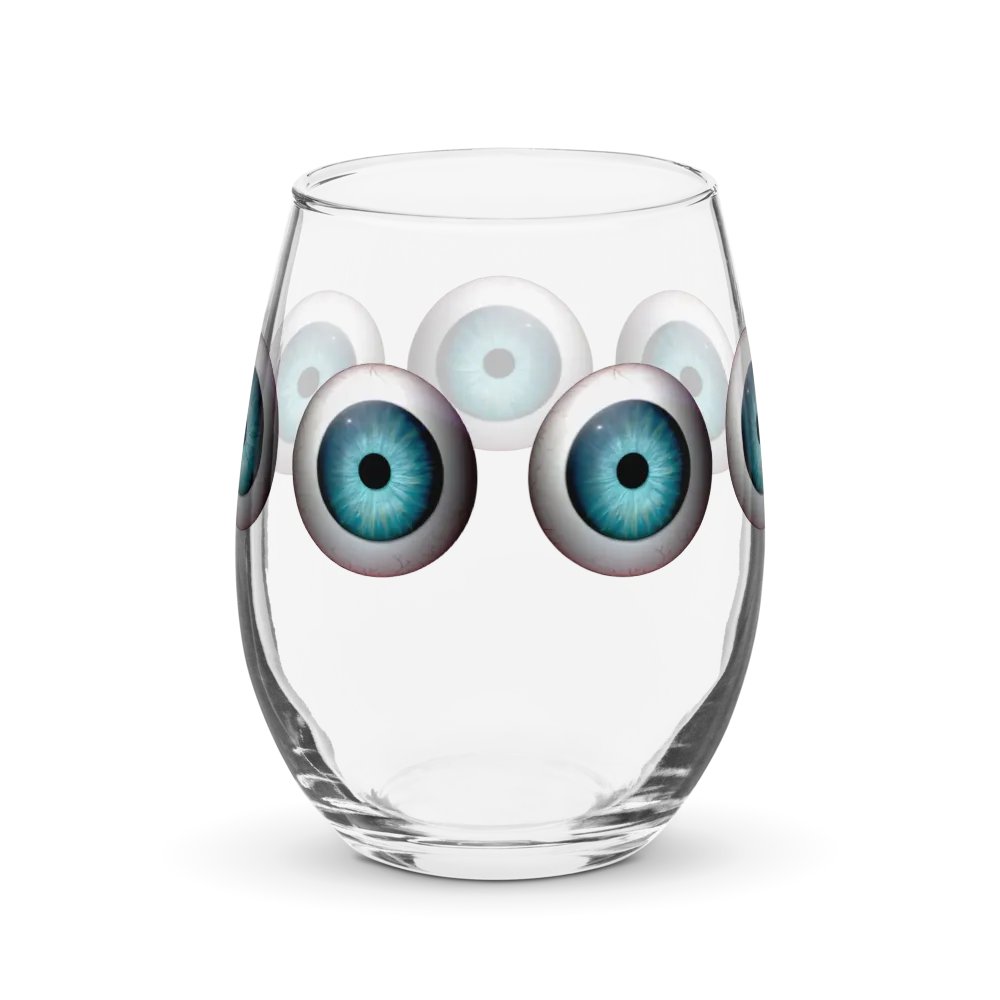 Always Watching Wine Glass product image (2)