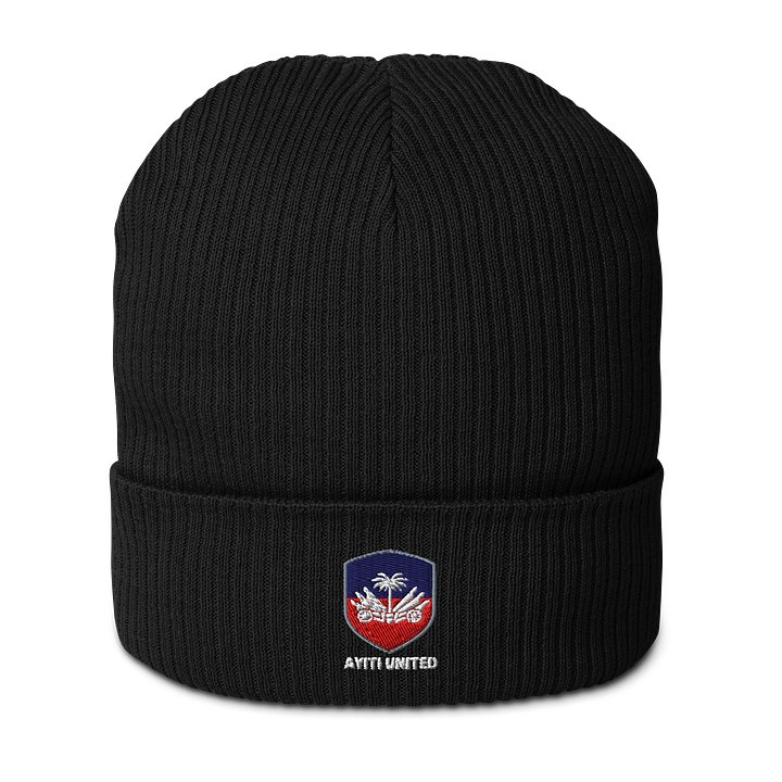 Black Ayiti United Organic Beanie product image (1)