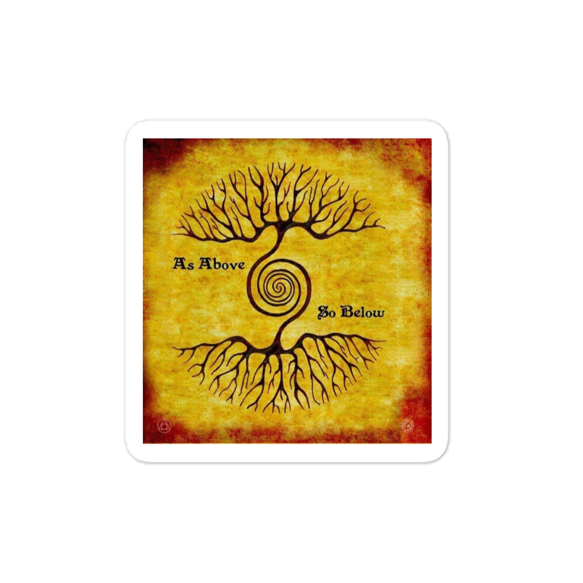 As Above, So Below Spiral Decal product image (1)