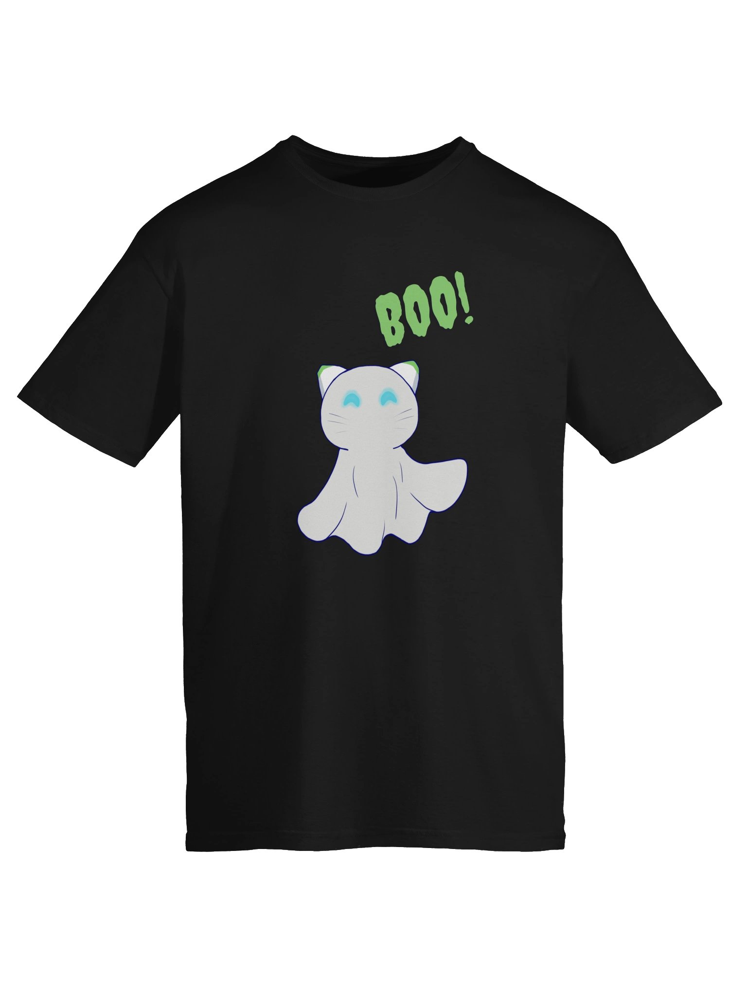 BOO! Ghost Catbot T-Shirt product image (23)
