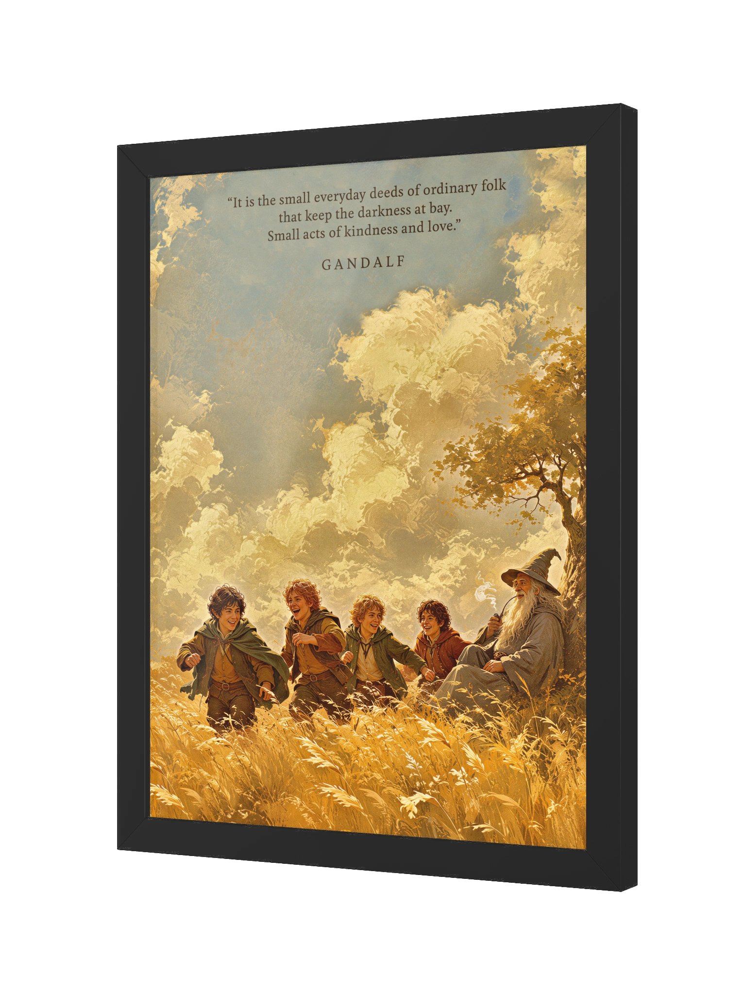 Gentle Hearts Beyond the Shadow's Reach — Museum Framed Edition product image (2)