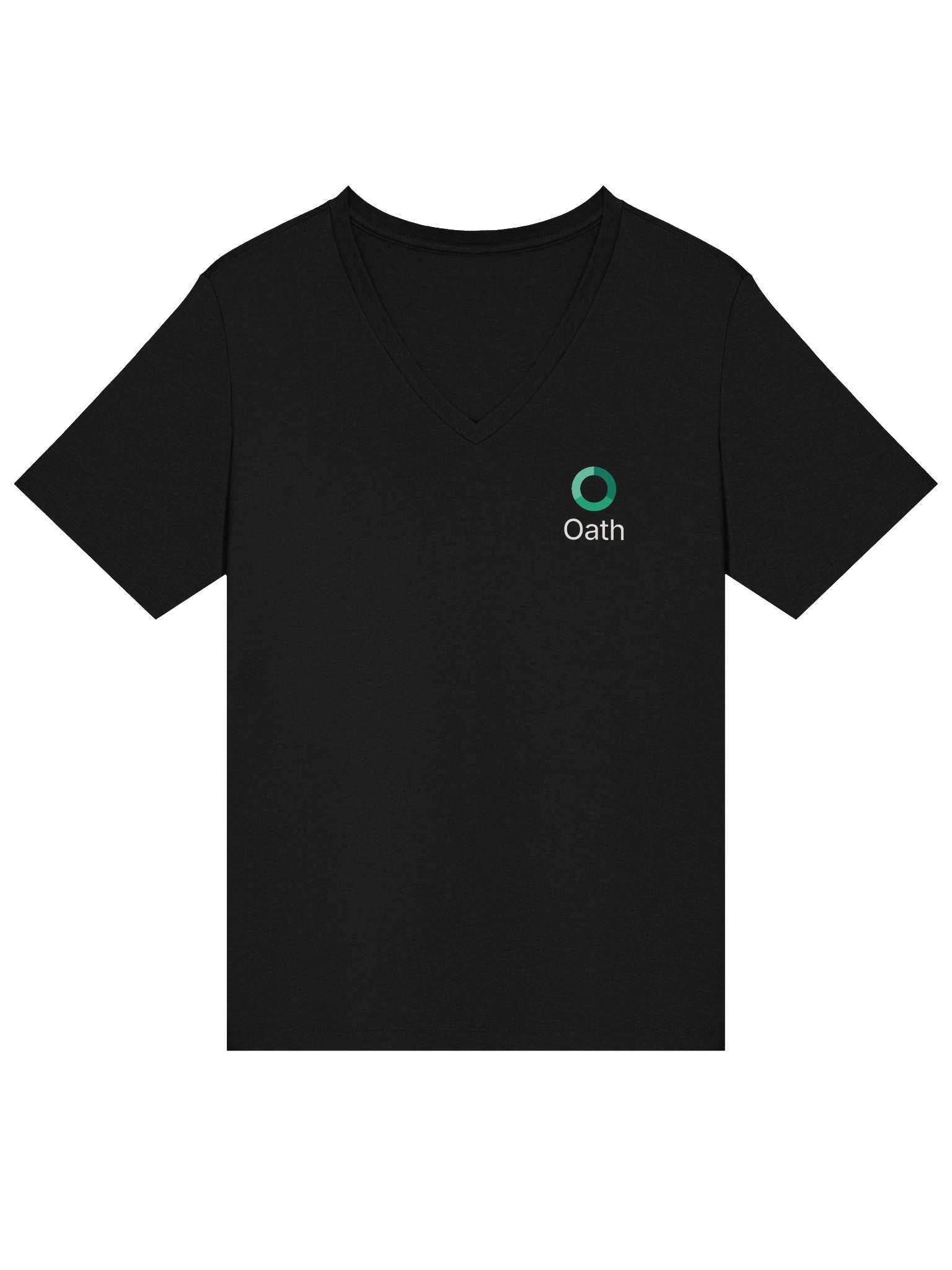 Oath Bella+Canvas Women's Relaxed V-Neck T-Shirt (light text) product image (1)