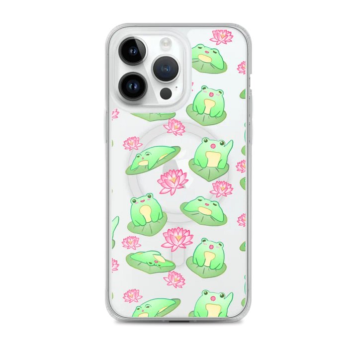 Kawaii Froggie Clear iPhone Case product image (2)