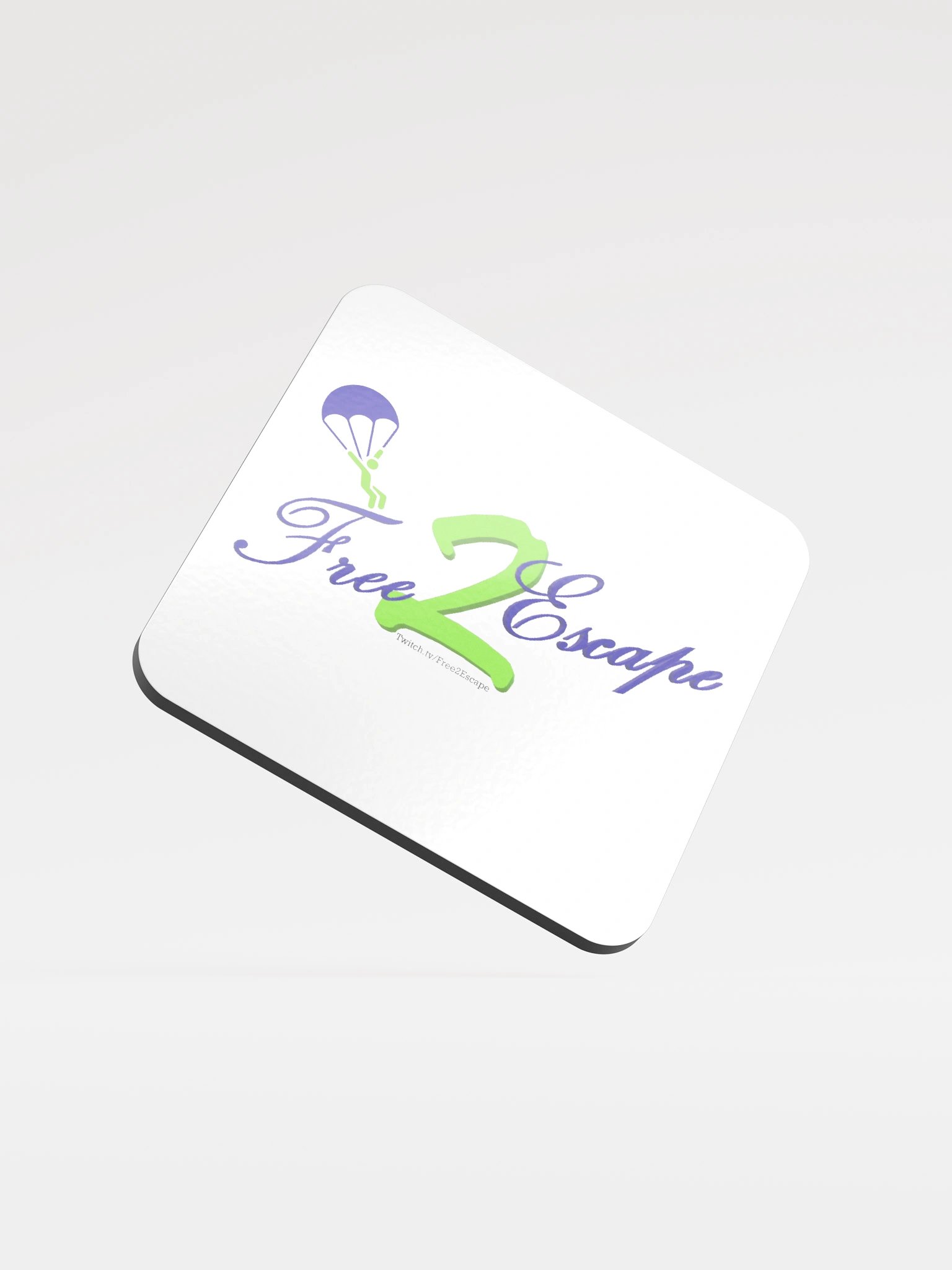 Parachute coaster - White product image (4)
