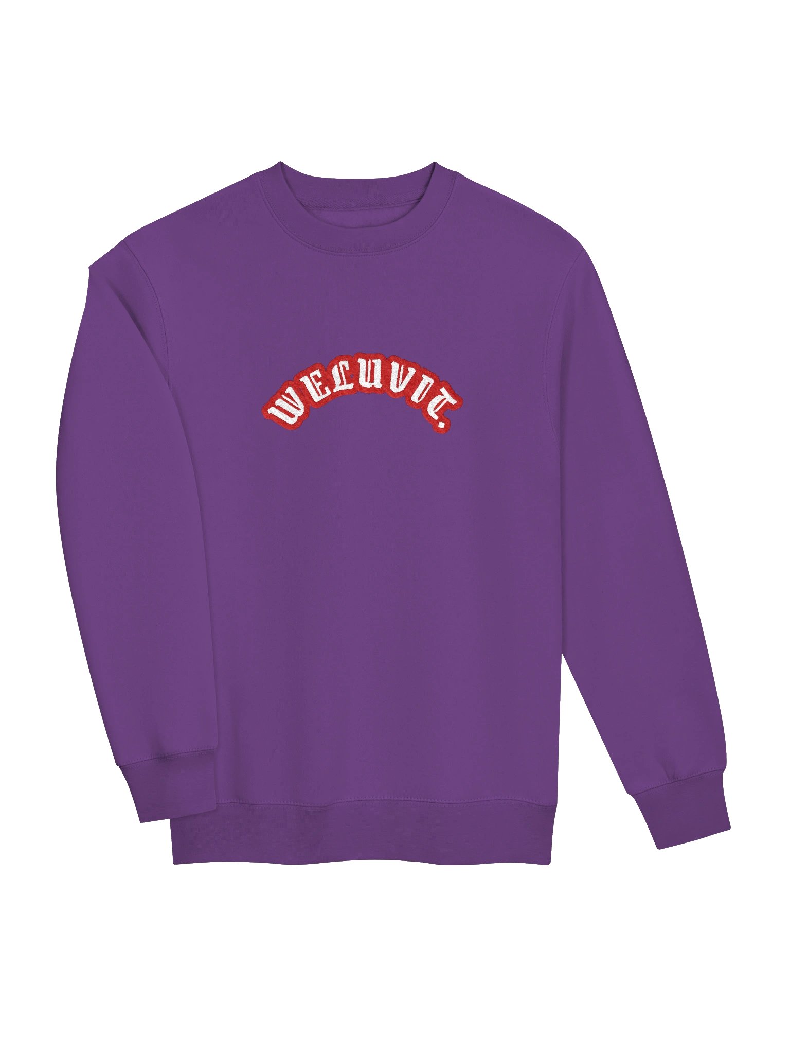 WELUVIT Embroidered Crew Neck Sweatshirt product image (15)