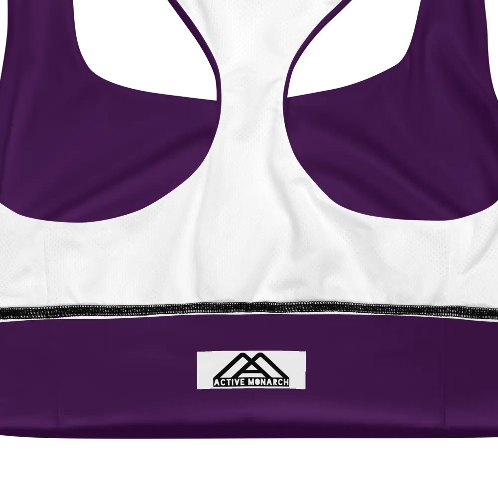 Plum Longline Sports Bra product image (7)