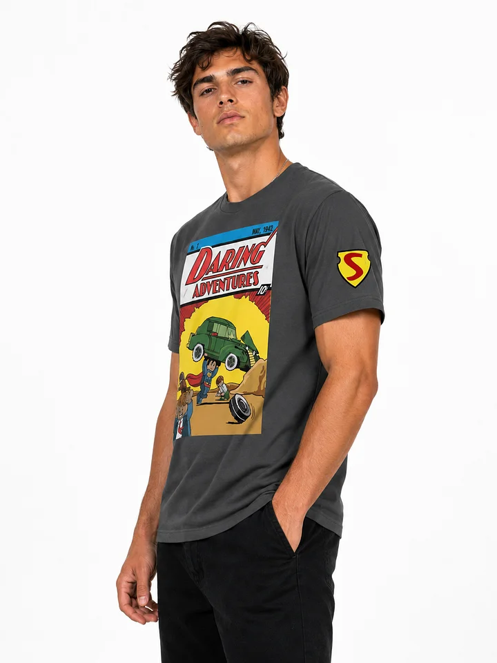 Action Comics #1 Lego-Style comic book Vintage T-Shirt product image (2)