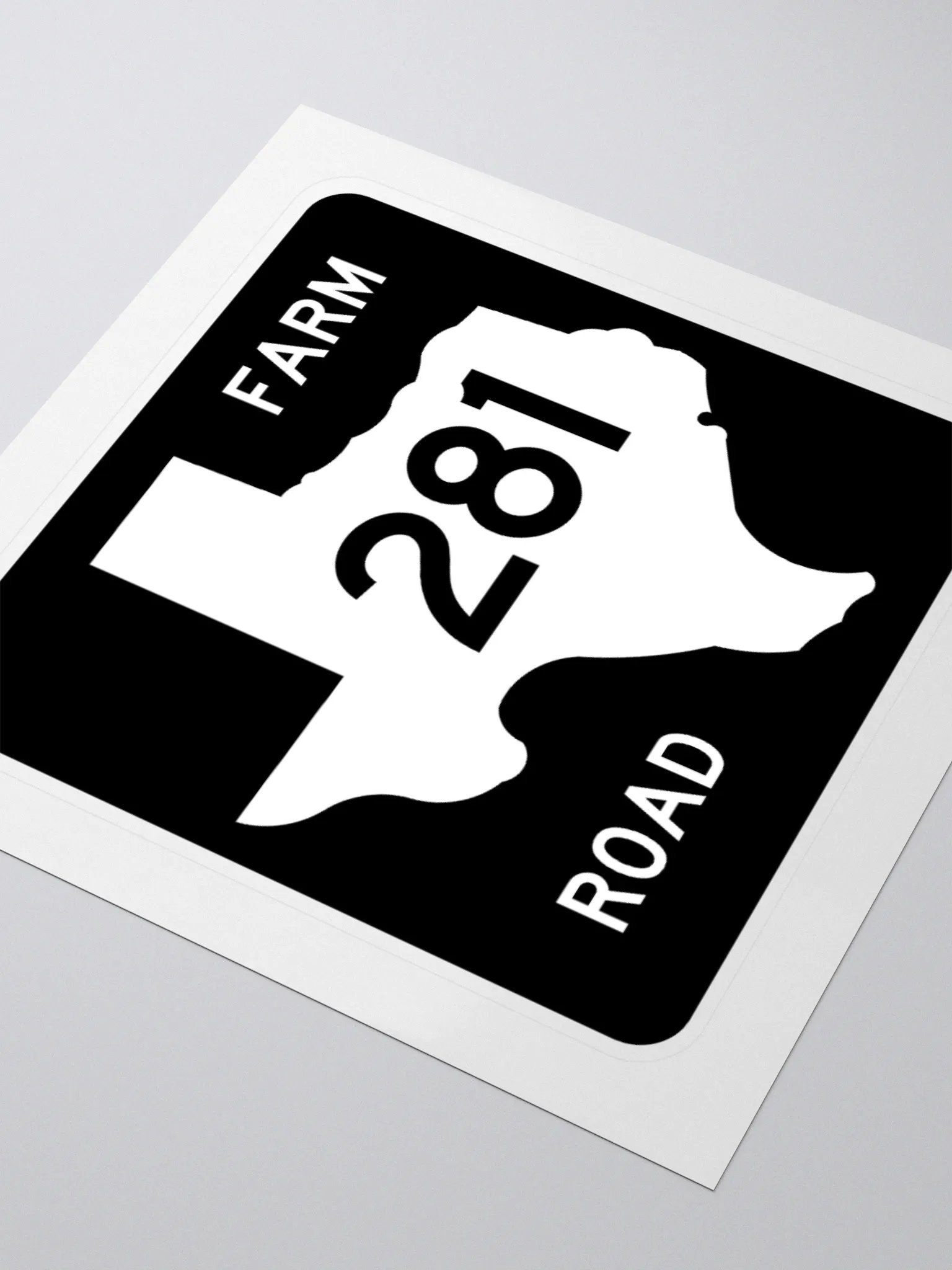 Texas Farm Road Sign FM 281 Sticker product image (3)