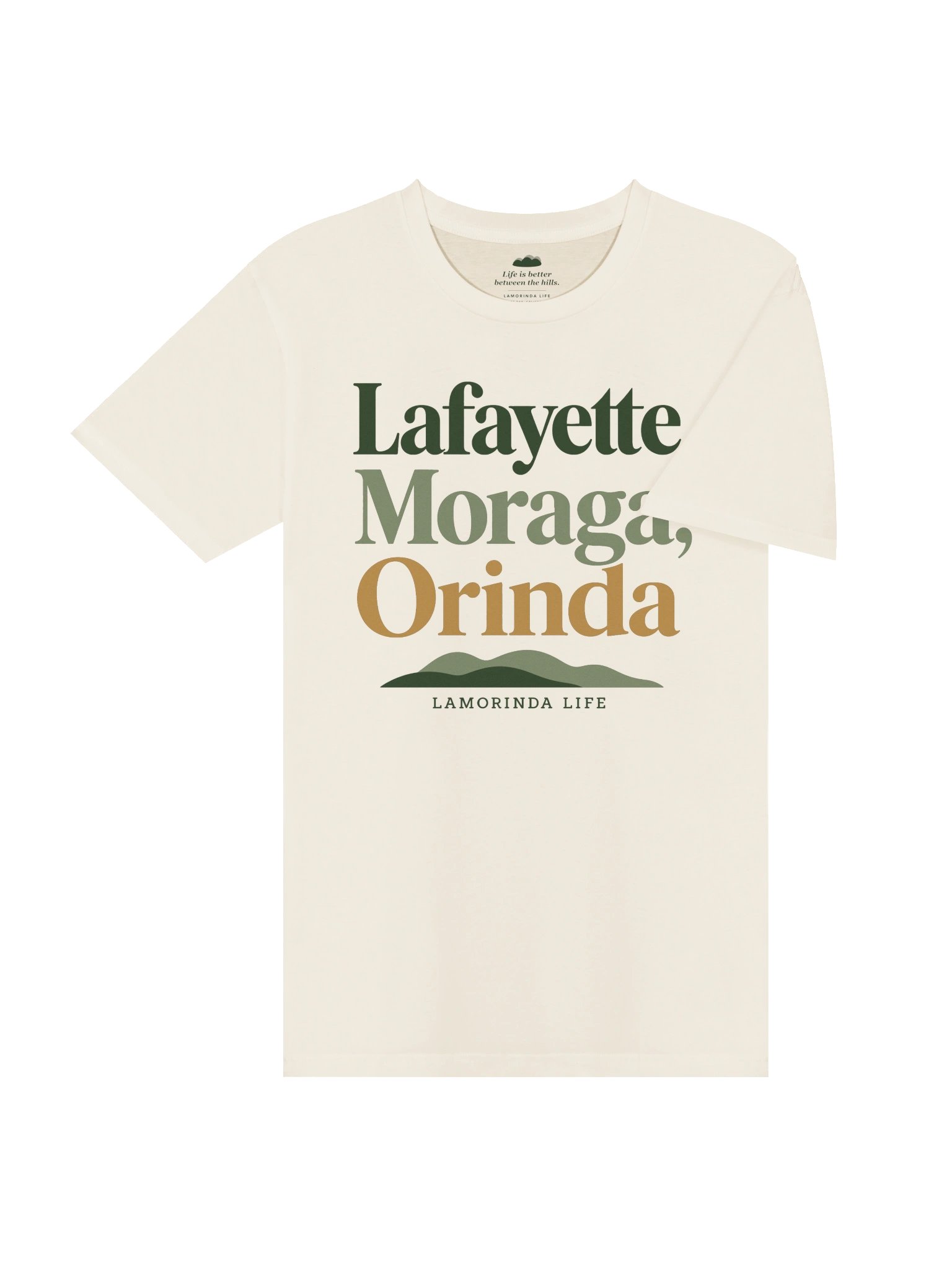 Lafayette, Moraga & Orinda T-Shirt | Light product image (5)