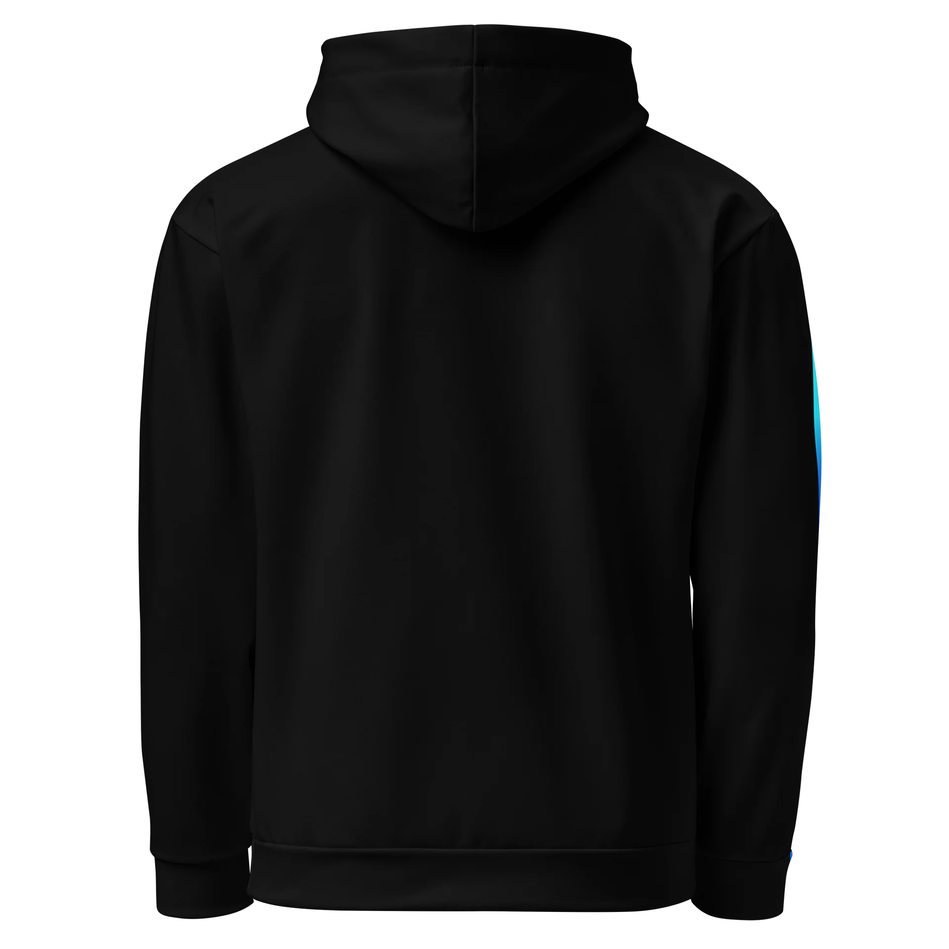 MuscleMem0ry Teal Brushstroke All-Over Hoodie product image (3)