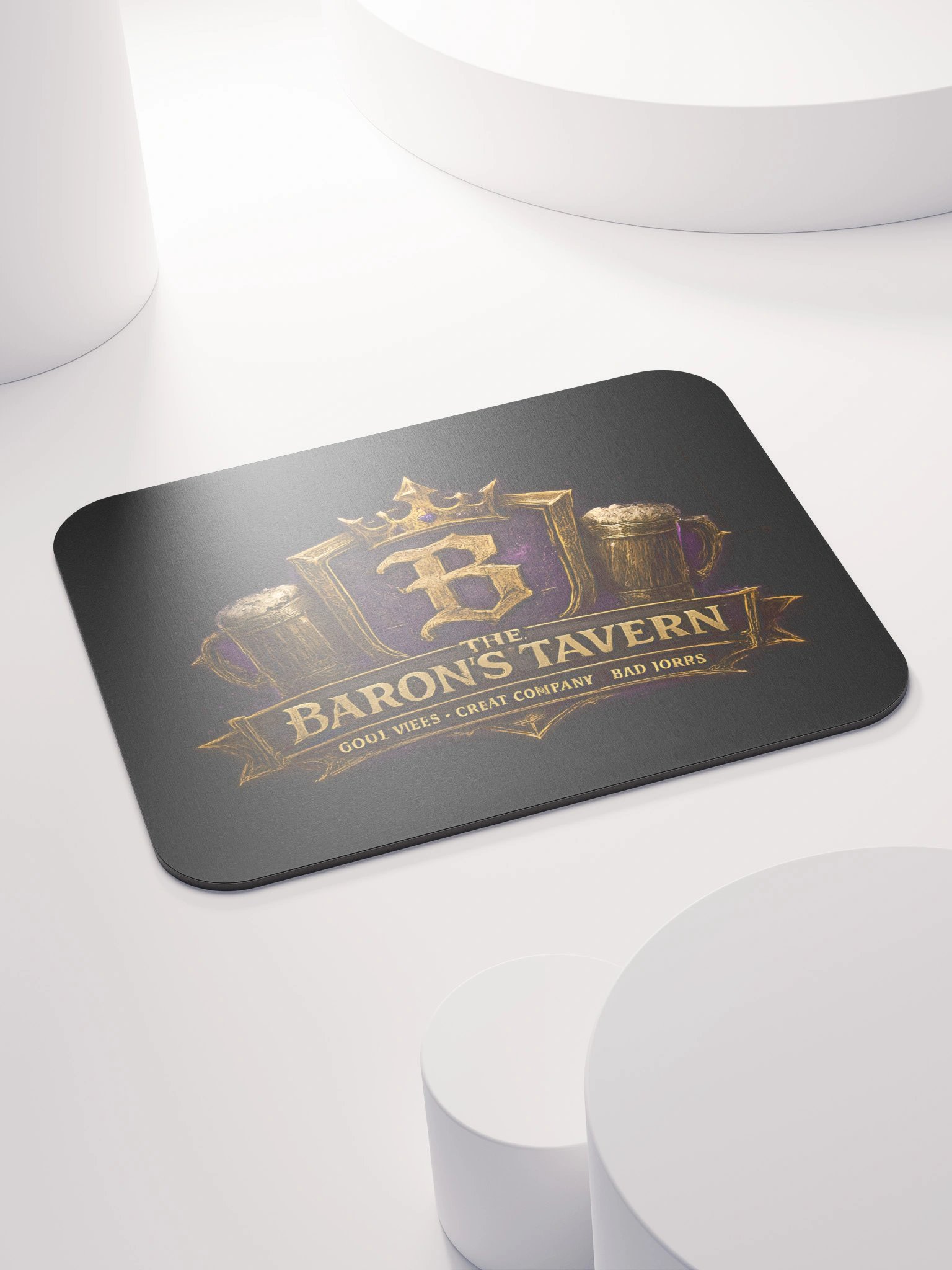 Baron's Tavern Crest Mouse Pad product image (4)