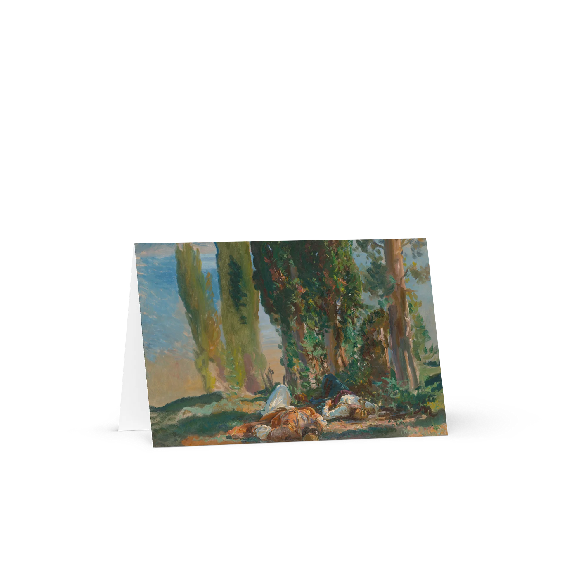 Under the Cypress Trees at Corfu (John Singer Sargent) Greeting Card product image (2)