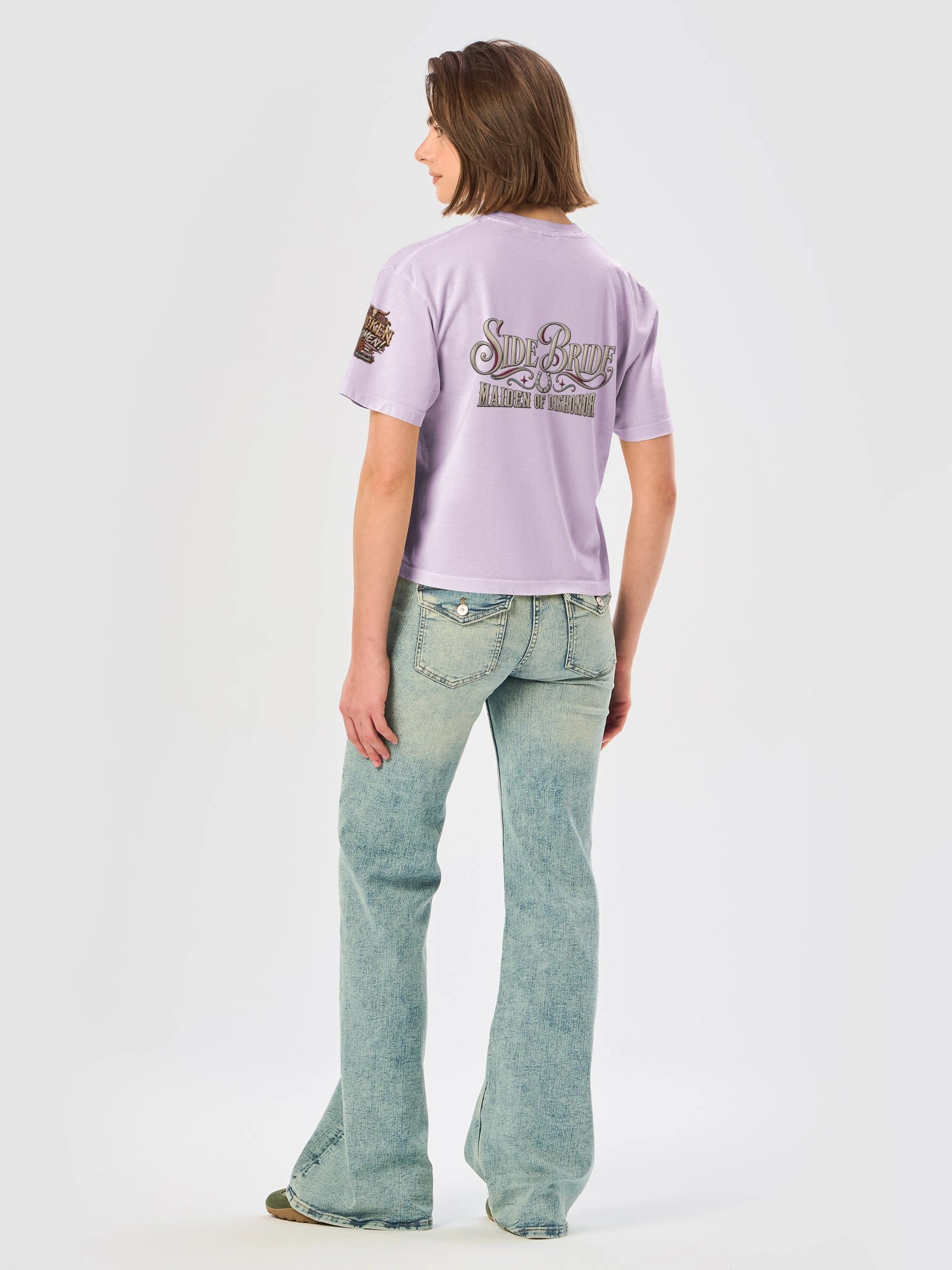 Funny Bachelorette Party Shirt — Side Bride, Maiden of Dishonor Tee | Broken Women!™ product image (9)