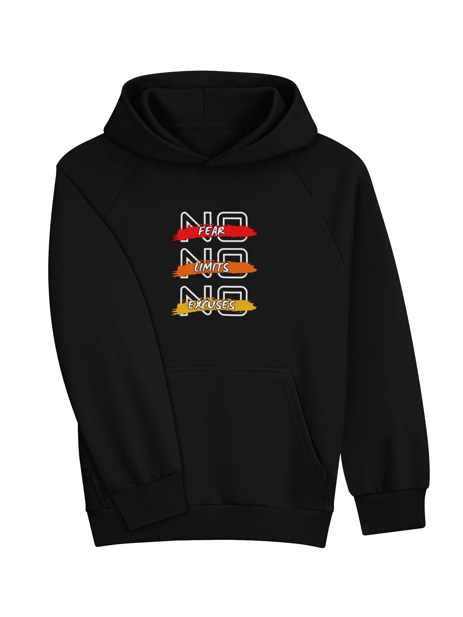 Fear Limits Excuses Bold Motivation Hoodie product image (8)