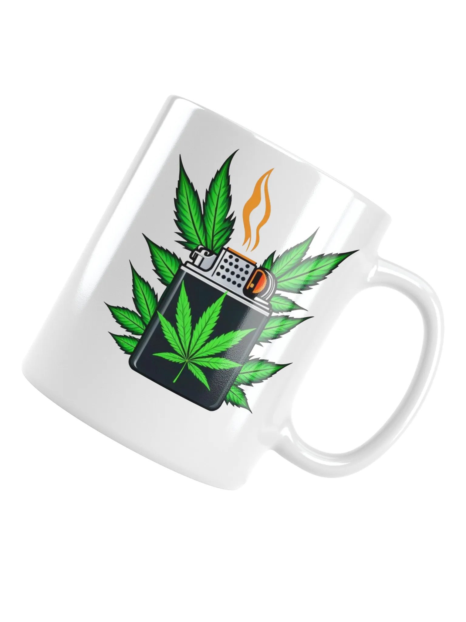 Cannabis Leaf Lighter Mug product image (12)