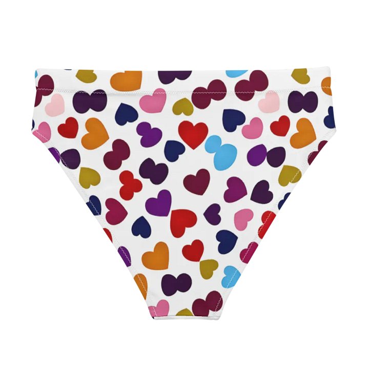 Rainbow Hearts Recycled Bikini Bottom product image (2)