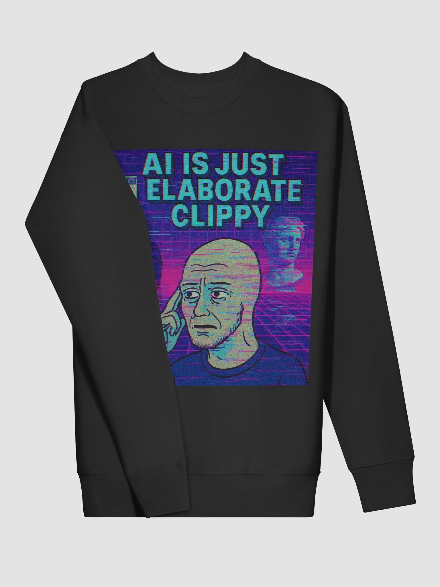AI Contemplation Sweatshirt product image (3)