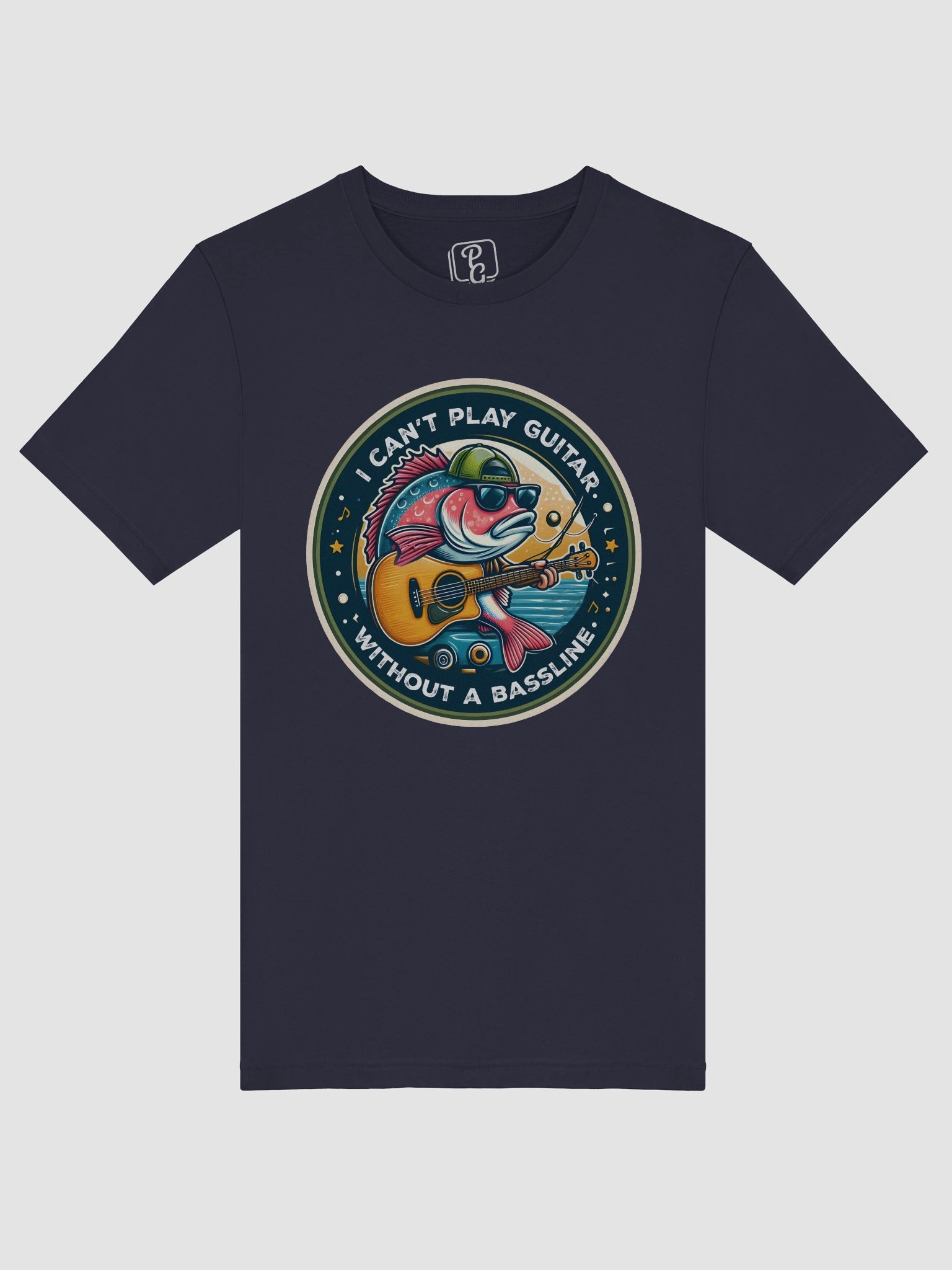 I can't play guitar without a bassline! Tee product image (5)