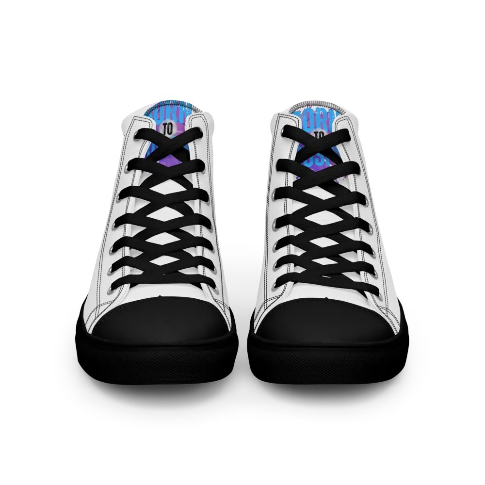 Retro Born to Prosper Splash High Tops product image (3)