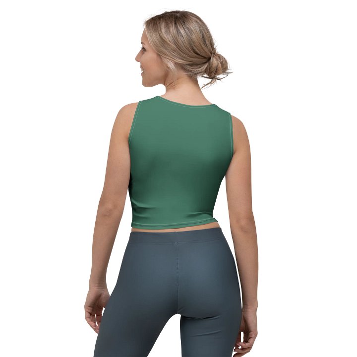 "Green Swirl" Crop Tank Top product image (2)