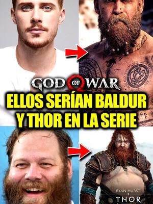 Estos actores SERÍAN Baldur y Thor en la serie de God of War | NUEVA INFO 🔥 #trytiger #videojuegos #godofwar #godofwarragnarok #kratos