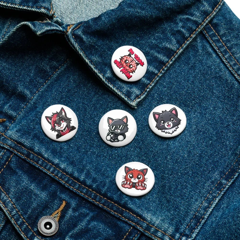 Kitty Kat badge set product image (16)