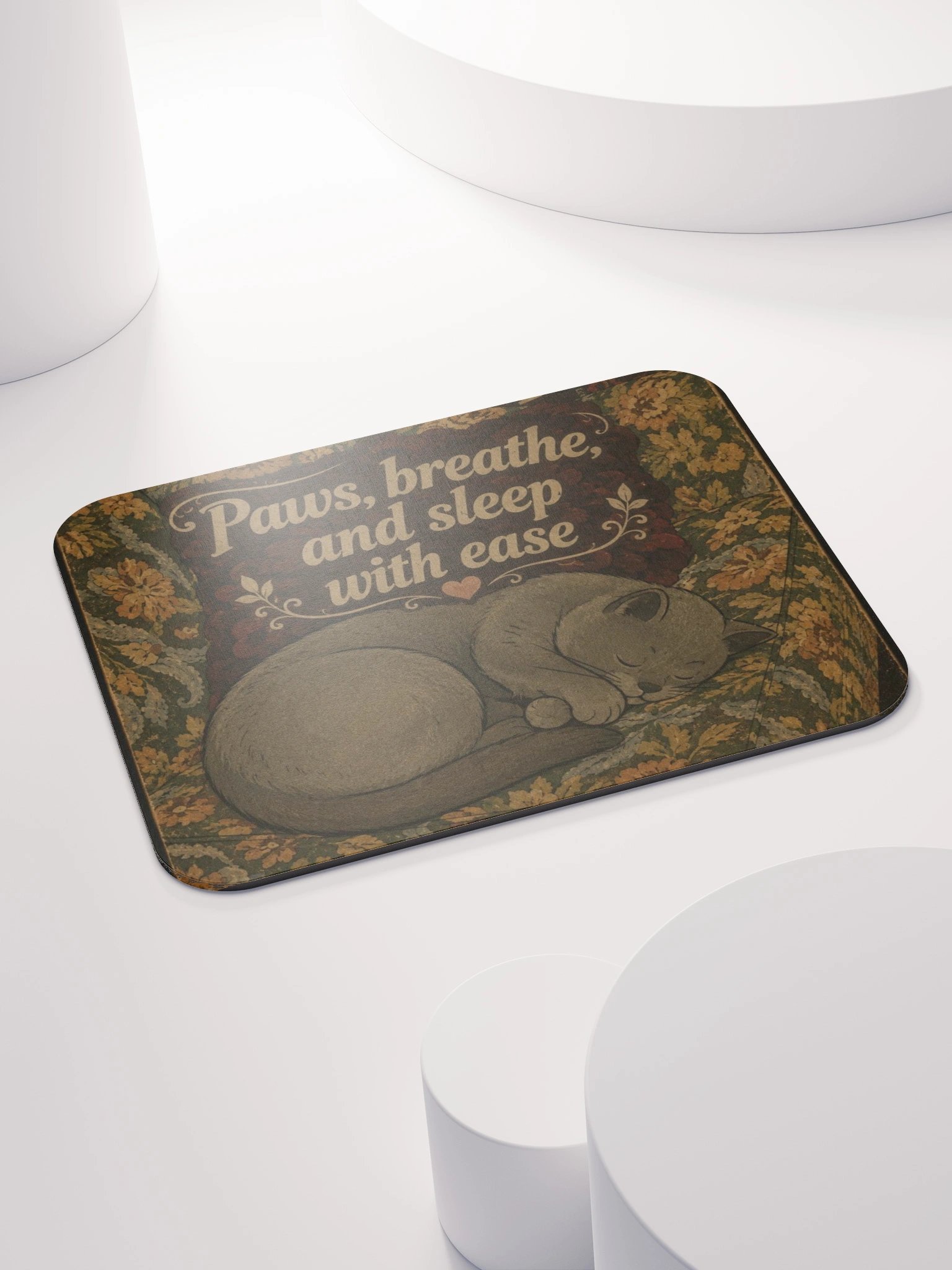Paws, Breathe & Sleep Mouse Pad product image (4)