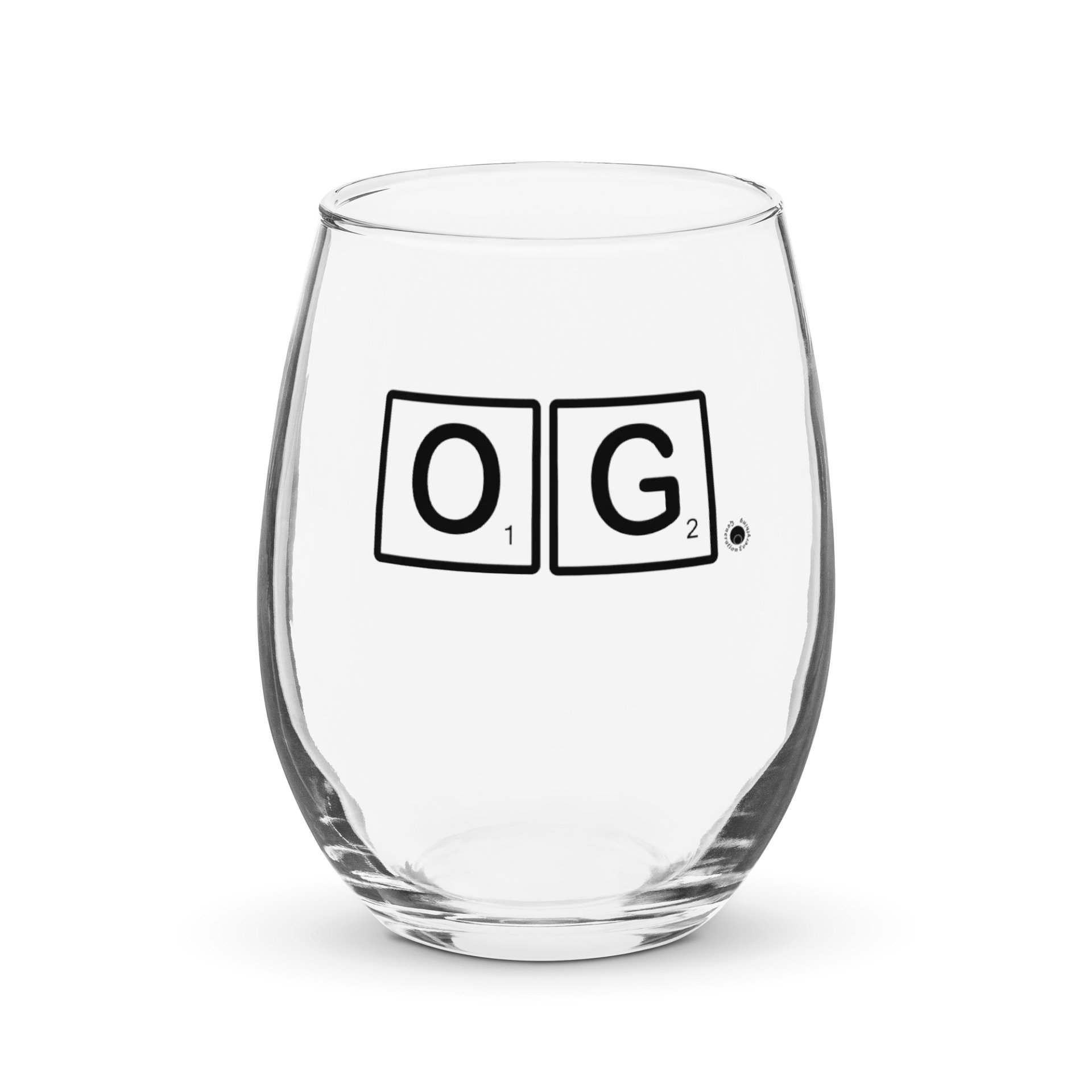"OG" Stemless Wine Glass product image (1)
