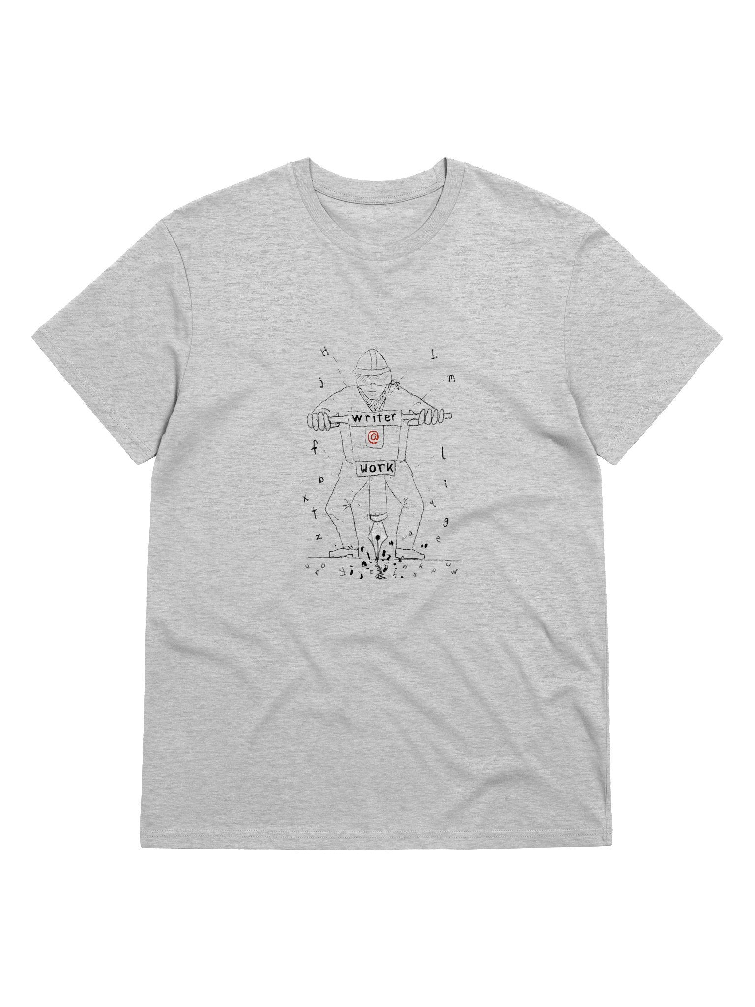 Writer@Work Organic Cotton T-Shirt: Upfront product image (1)