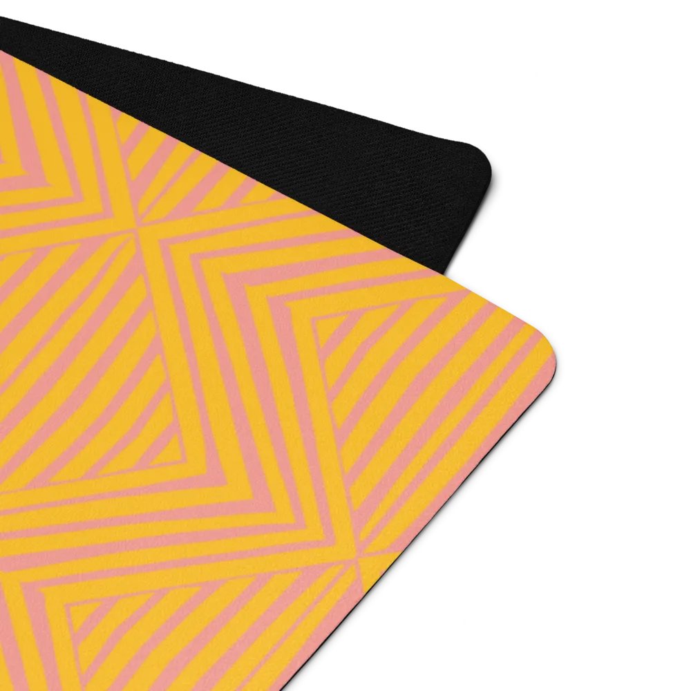 Vibrant African Mudcloth Print - Yellow & Pink product image (3)