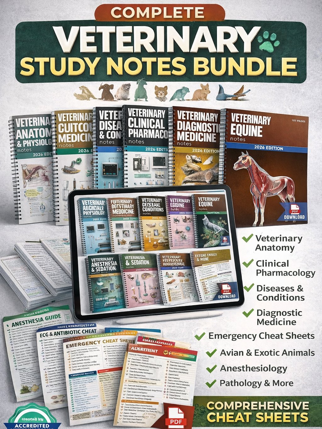 Complete Vet Study Notes product image (1)