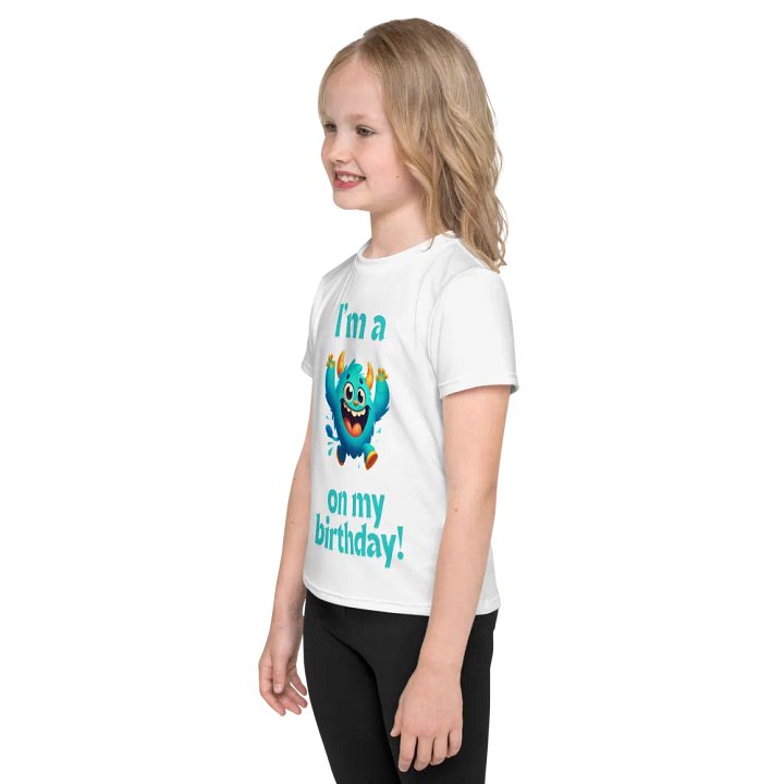 Joyful Birthday Monster Kids T-Shirt product image (2)