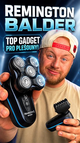 Nejlepší gadget pro plešouny je teď ještě lepší! 🏆 Nová řada strojků Balder od @remington.czsk má USB-C, jemnější holící hlav...