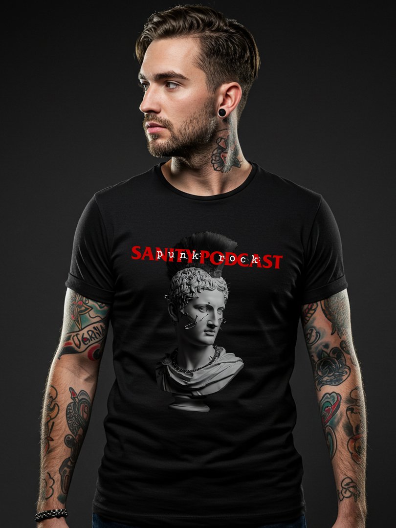 STRANGER THAN SANITY "Roman Bust" t-shirt product image (3)
