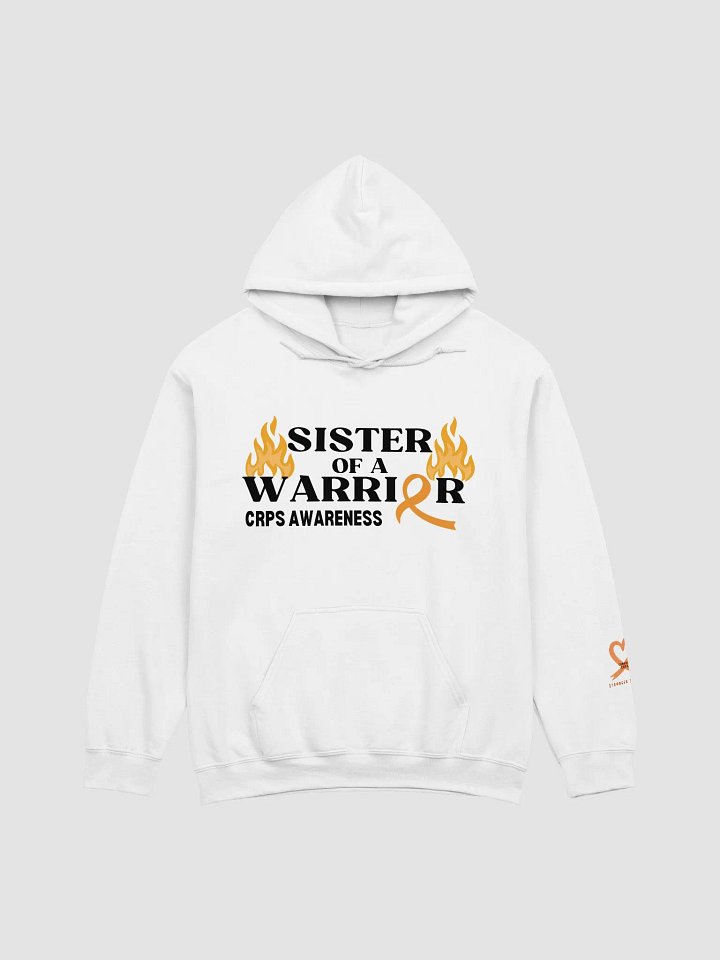 SISTER of a Warrior CRPS Awareness Hoodie- Black Print product image (1)