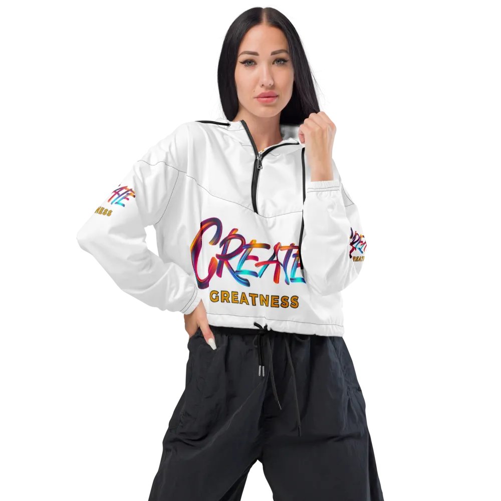 Create Greatness Dynamic Vibes Cropped Windbreaker product image (1)