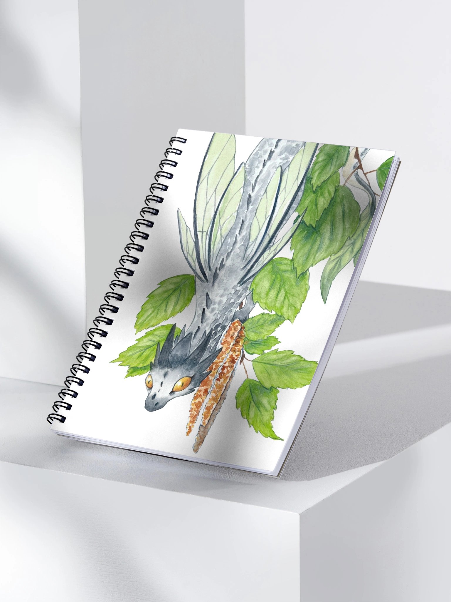 Birch Tree Dragon Spiral Notebook product image (3)