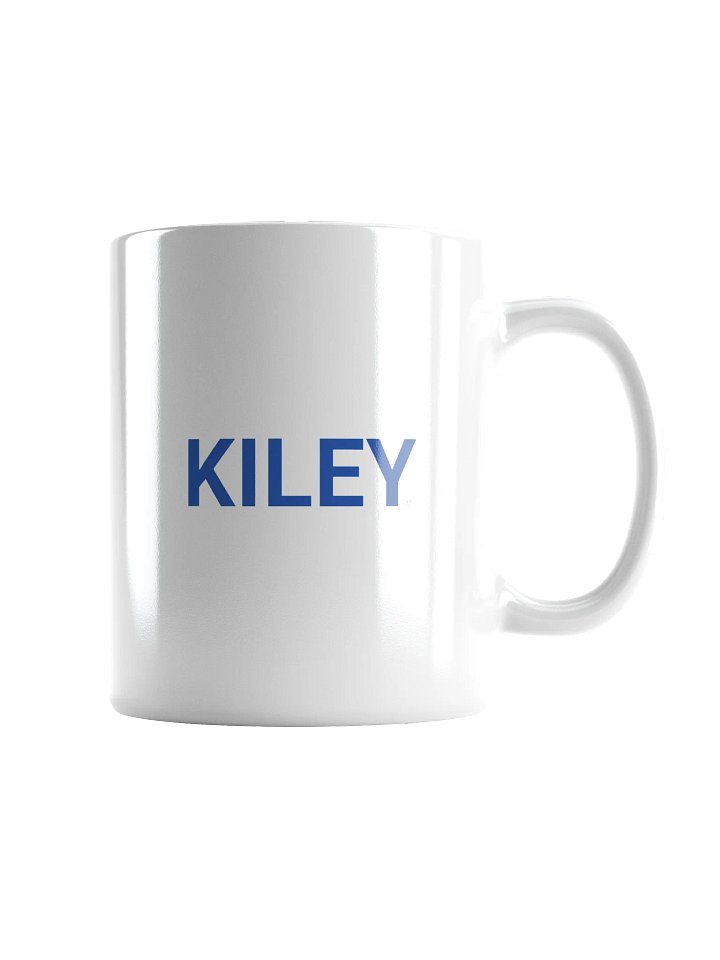 KILEY Blue Text Mug product image (2)
