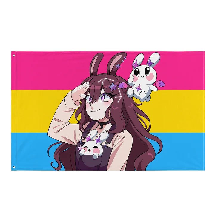 Pan Pride Flag - featuring Yuwuna and Mellow! product image (1)