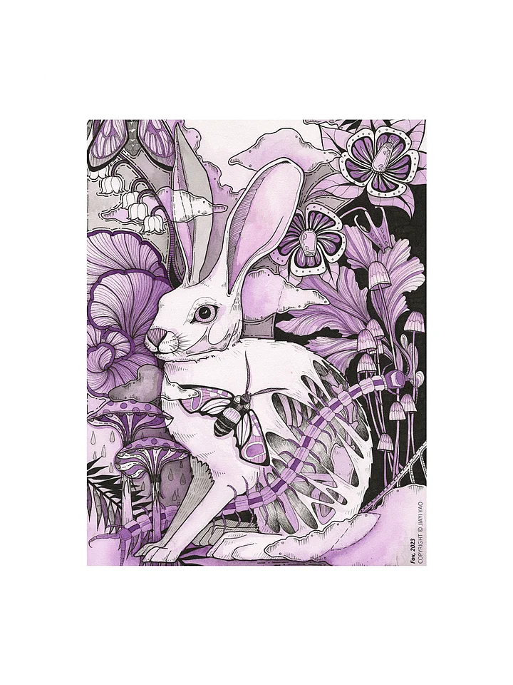 Wild Rabbit - Original Art Print product image (1)