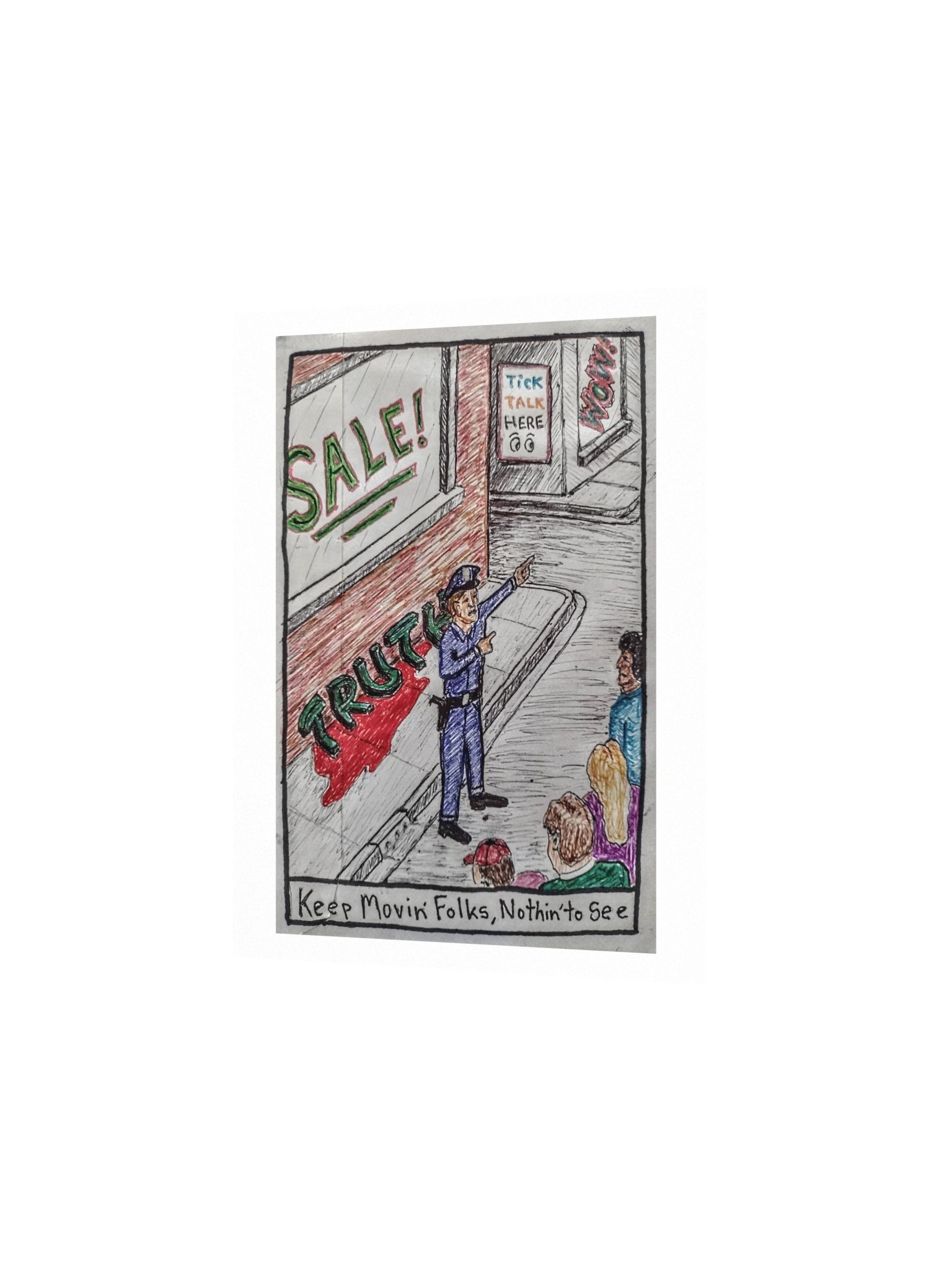 Keep Movin' Folks Print product image (6)