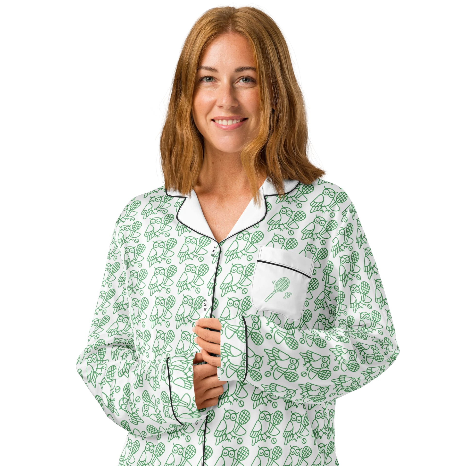 Vibrant Tennis Dreams Women's Pyjama Top product image (4)