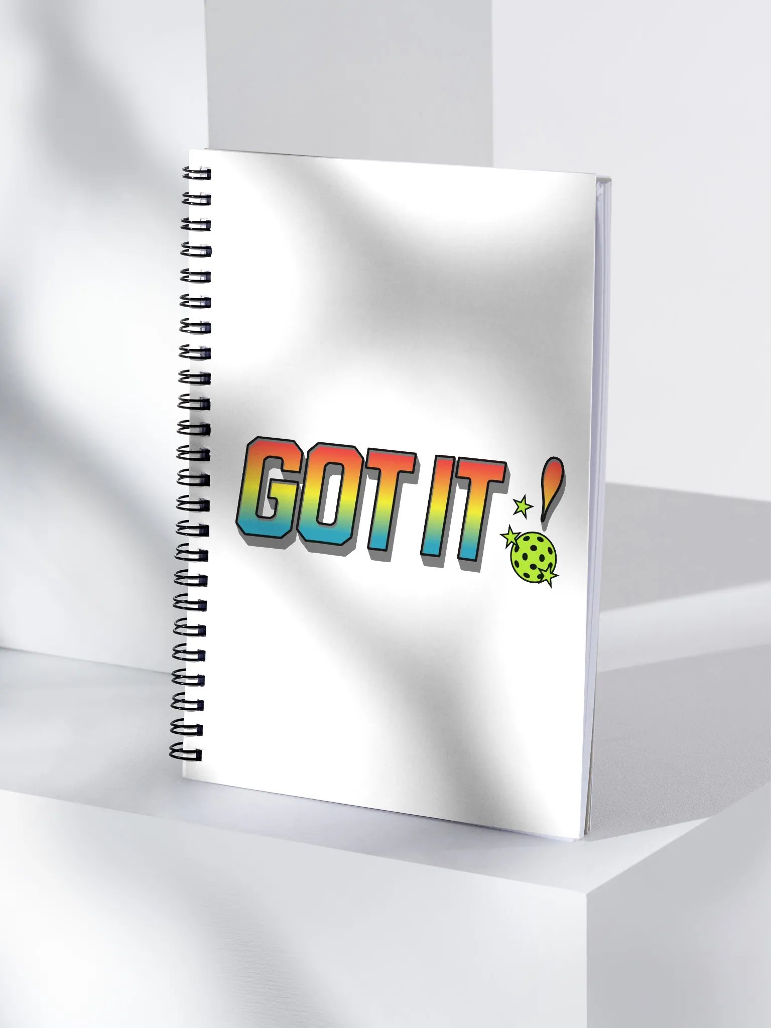 Got It Pickleball Gradient Spiral Notebook product image (1)